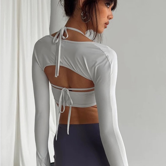 Princess Polly Albion long sleeve top grey - Picture 4 of 4